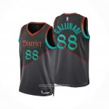 Camiseta Washington Wizards Danilo Gallinari #88 Ciudad 2023-24 Negro