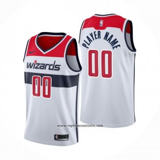 Camiseta Washington Wizards Personalizada Association 2020-21 Blanco