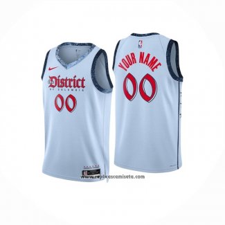 Camiseta Washington Wizards Personalizada Ciudad 2024-25 Azul