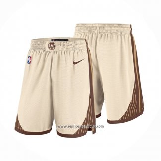Pantalone Golden State Warriors Ciudad 2025-26 Crema