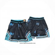 Pantalone Jordan Just Don Negro Azul