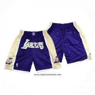 Pantalone Los Angeles Lakers Hall of Fame Just Don Violeta