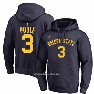 Sudaderas con Capucha Golden State Warriors Jordan Poole Statement 2022-23 Negro