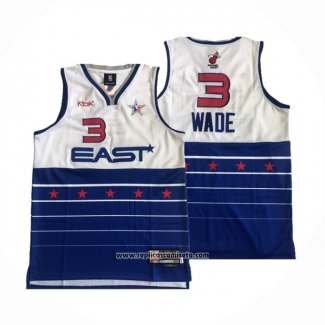 Camiseta All Star 2006 Dwyane Wade #3 Azul Blanco