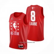 Camiseta All Star 2022 Chicago Bulls Zach LaVine #8 Granate