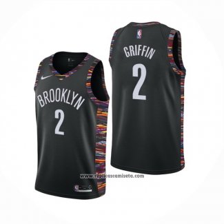 Camiseta Brooklyn Nets Blake Griffin #2 Ciudad Negro