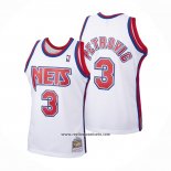 Camiseta Brooklyn Nets Drazen Petrovic #3 Mitchell & Ness 1992-93 Blanco