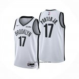 Camiseta Brooklyn Nets Michael Porter Jr. NO 17 Association 2025-26 Blanco