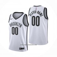 Camiseta Brooklyn Nets Personalizada Association 2020-21 Negro