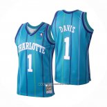 Camiseta Charlotte Hornets Baron Davis #1 Mitchell & Ness 1999-00 Verde