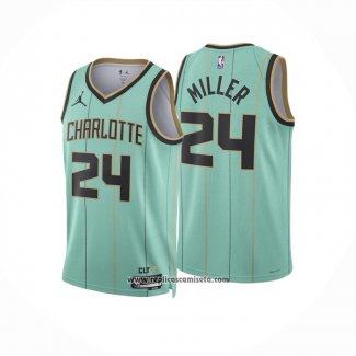 Camiseta Charlotte Hornets Brandon Miller #24 Ciudad 2024-25 Verde