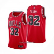 Camiseta Chicago Bulls Kris Dunn #32 Icon Rojo