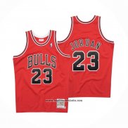 Camiseta Chicago Bulls Michael Jordan #23 Hardwood Classics Throwback 1997-1998 Rojo
