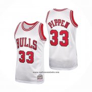 Camiseta Chicago Bulls Scottie Pippen #33 Mitchell & Ness 1997-98 Blanco