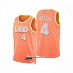 Camiseta Cleveland Cavaliers Evan Mobley NO 4 Ciudad 2025-26 Naranja