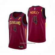 Camiseta Cleveland Cavaliers Evan Mobley #4 Icon Rojo