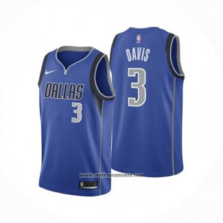 Camiseta Dallas Mavericks Anthony Davis NO 3 Icon 2024-25 Azul