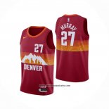 Camiseta Denver Nuggets Jamal Murray #27 Ciudad 2020-21 Rojo