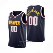 Camiseta Denver Nuggets Personalizada Icon 2020-21 Azul