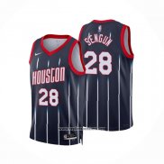 Camiseta Houston Rockets Alperen Sengun #28 Ciudad 2022-23 Negro