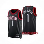 Camiseta Houston Rockets Amen Thompson #1 Statement 2023-24 Negro