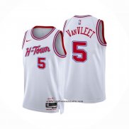 Camiseta Houston Rockets Fred Vanvleet #5 Ciudad 2023-24 Blanco
