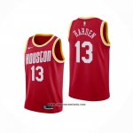 Camiseta Houston Rockets James Harden #13 Hardwood Classics Rojo