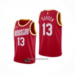 Camiseta Houston Rockets James Harden #13 Hardwood Classics Rojo