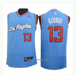 Camiseta Los Angeles Clippers Paul George #13 2019-20 Azul