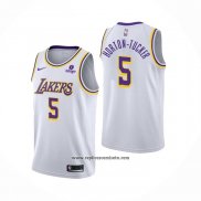 Camiseta Los Angeles Lakers Talen Horton-Tucker #5 Association 2021-2022 Blanco