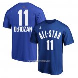 Camiseta Manga Corta All Star 2023 Demar Derozan Azul