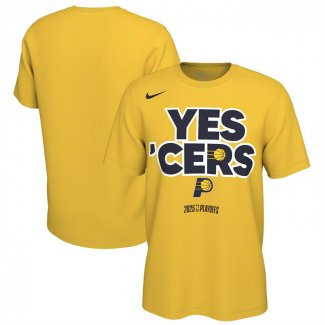 Camiseta Manga Corta Indiana Pacers Amarillo