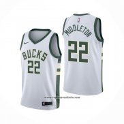 Camiseta Milwaukee Bucks Khris Middleton #22 Association Blanco