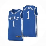 Camiseta NCAA Duke Blue Devils Zion Williamson Azul