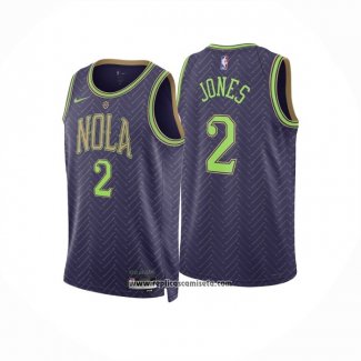 Camiseta New Orleans Pelicans Herbert Jones #2 Ciudad 2024-25 Violeta