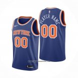 Camiseta New York Knicks Personalizada Icon 2020-21 Azul