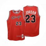 Camiseta Nino Chicago Bulls Michael Jordan NO 23 Mitchell & Ness 1984-85 Rojo