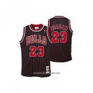 Camiseta Nino Chicago Bulls Michael Jordan NO 23 Mitchell & Ness 1996-97 Negro