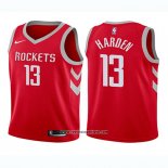 Camiseta Nino Houston Rockets James Harden #13 Icon 2017-18 Rojo