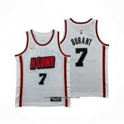 Camiseta Nino Houston Rockets Kevin Durant NO 7 Ciudad 2024-25 Blanco
