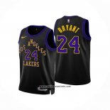 Camiseta Nino Los Angeles Lakers Kobe Bryant #24 Ciudad 2023-24 Negro