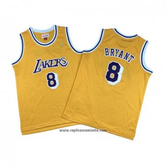 Camiseta Nino Los Angeles Lakers Kobe Bryant #8 Icon 2018-19 Amarillo