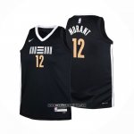 Camiseta Nino Memphis Grizzlies Ja Morant #12 Ciudad 2023-24 Negro