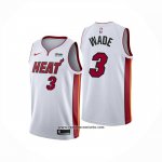 Camiseta Nino Miami Heat Dwyane Wade NO 3 Association Blanco