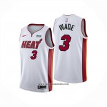 Camiseta Nino Miami Heat Dwyane Wade NO 3 Association Blanco