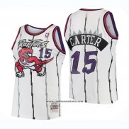 Camiseta Nino Toronto Raptors Vince Carter #15 Mitchell & Ness 1998-99 Blanco