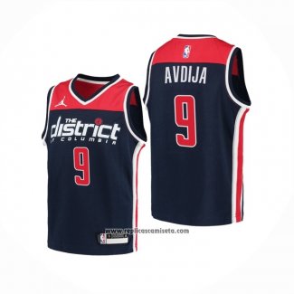 Camiseta Nino Washington Wizards Deni Avdija #9 Association 2020-21 Azul