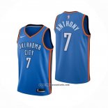 Camiseta Oklahoma City Thunder Carmelo Anthony #7 Icon Azul