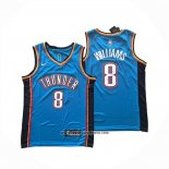 Camiseta Oklahoma City Thunder Jalen Williams NO 8 Icon 2024-25 Azul