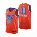 Camiseta Oklahoma City Thunder Personalizada Statement Naranja